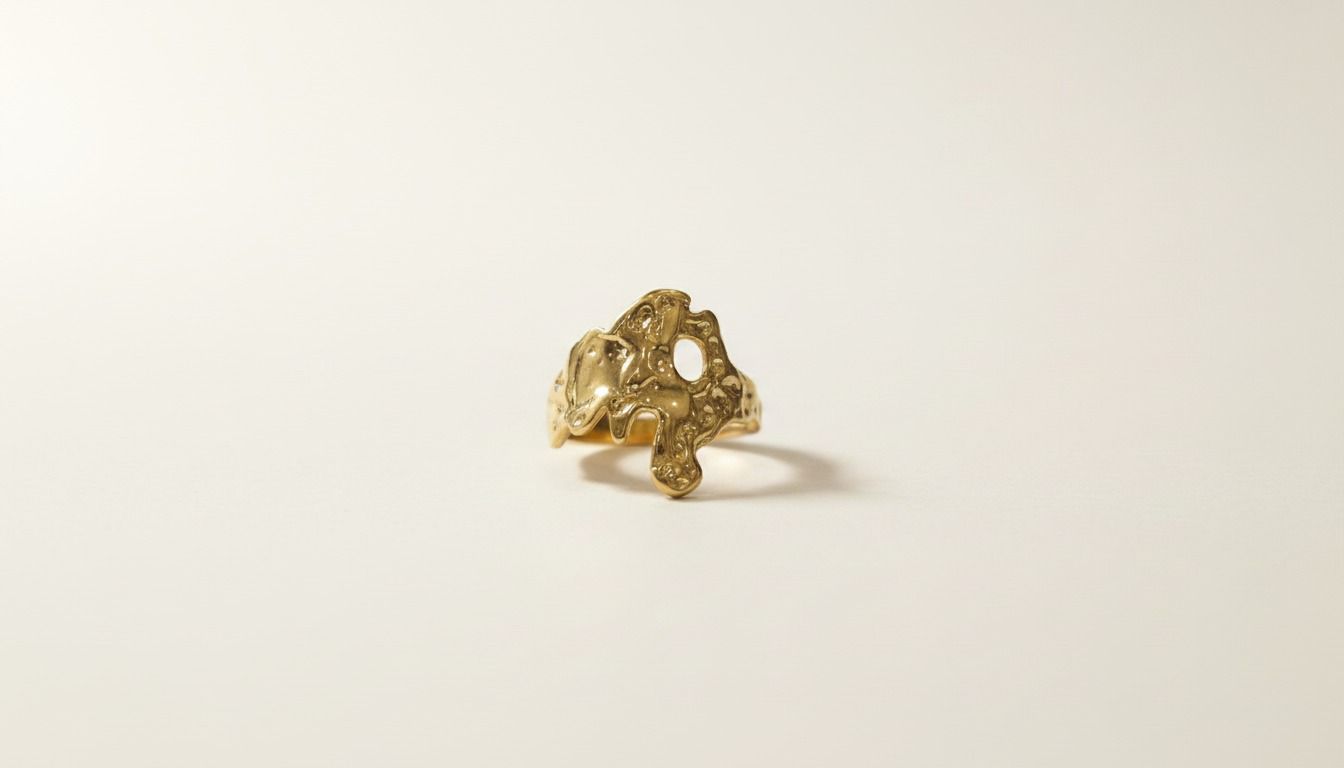 Molten Abstract Ring