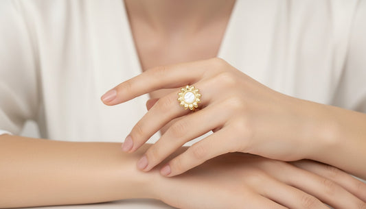 Bloom Marbel Ring