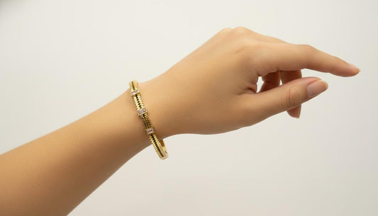 Crystal Accent Cuff