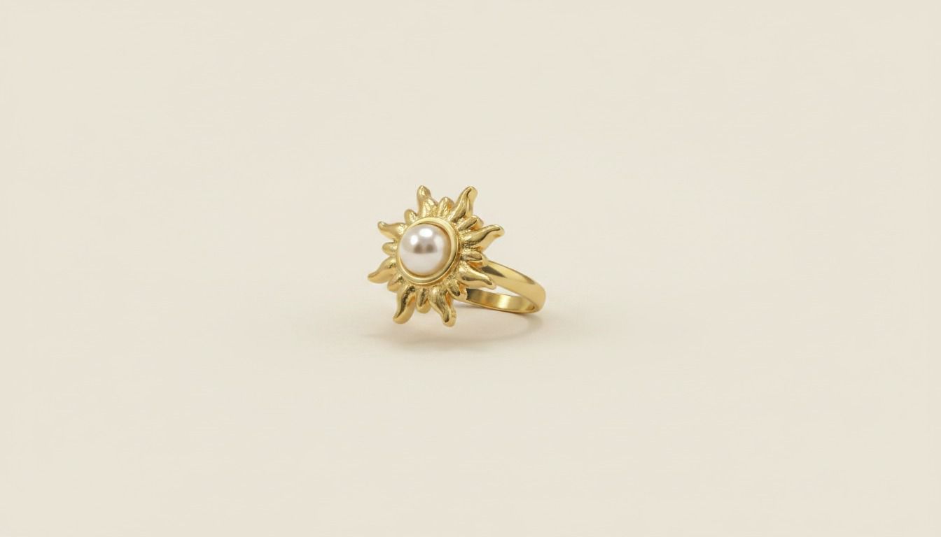 Helios Pearl Ring