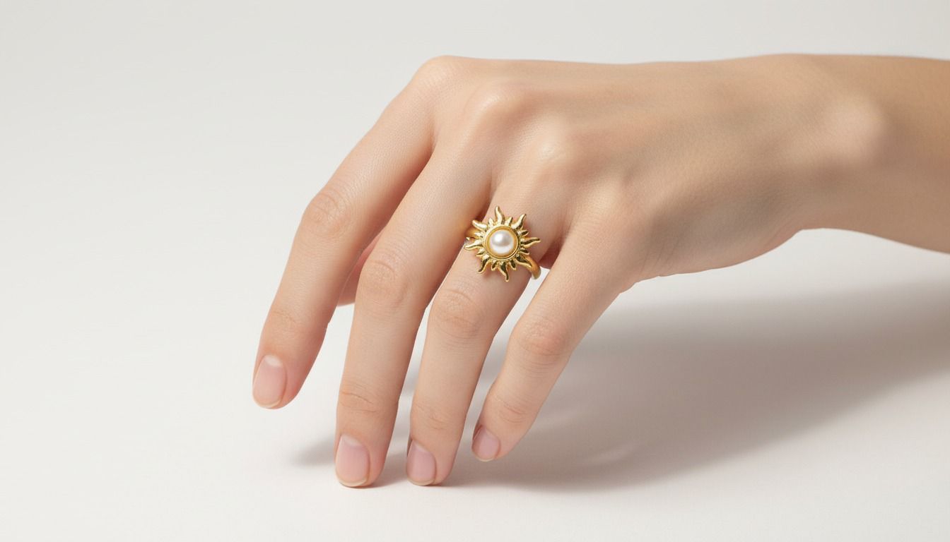 Helios Pearl Ring