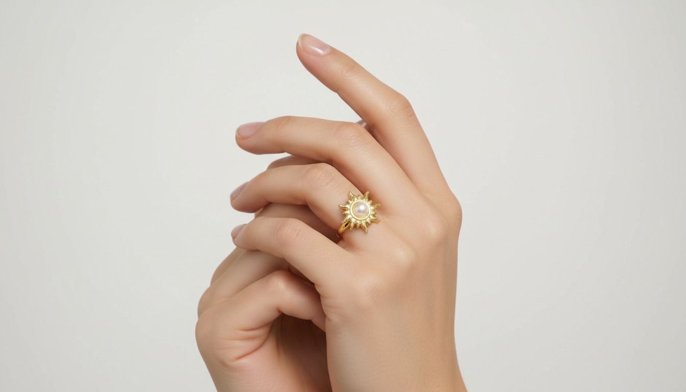 Helios Pearl Ring