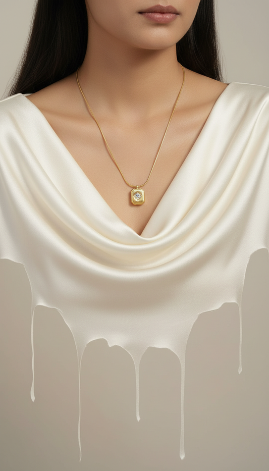 Celestial Star Gold Pendant