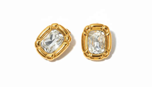 Radiance Crystal Stud Earrings