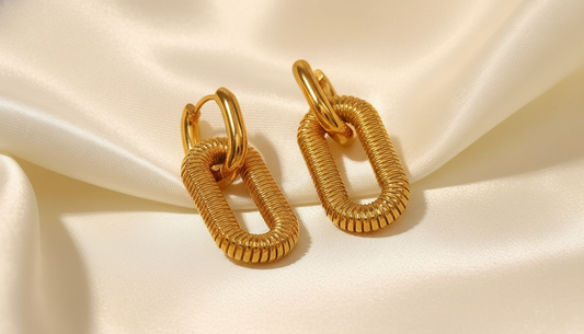 Luxe Link Drop Earrings