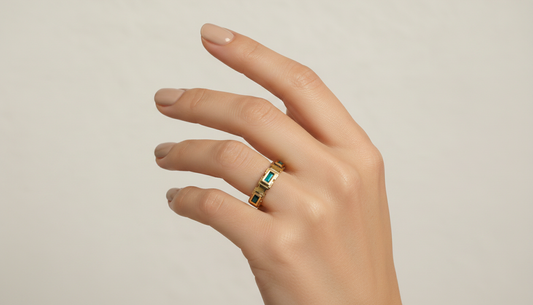 Mosaic Teal Band.