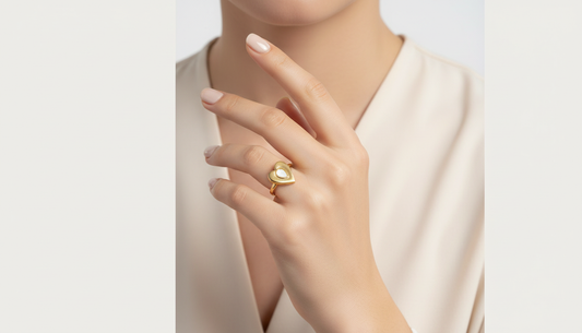 Golden Heart Ring